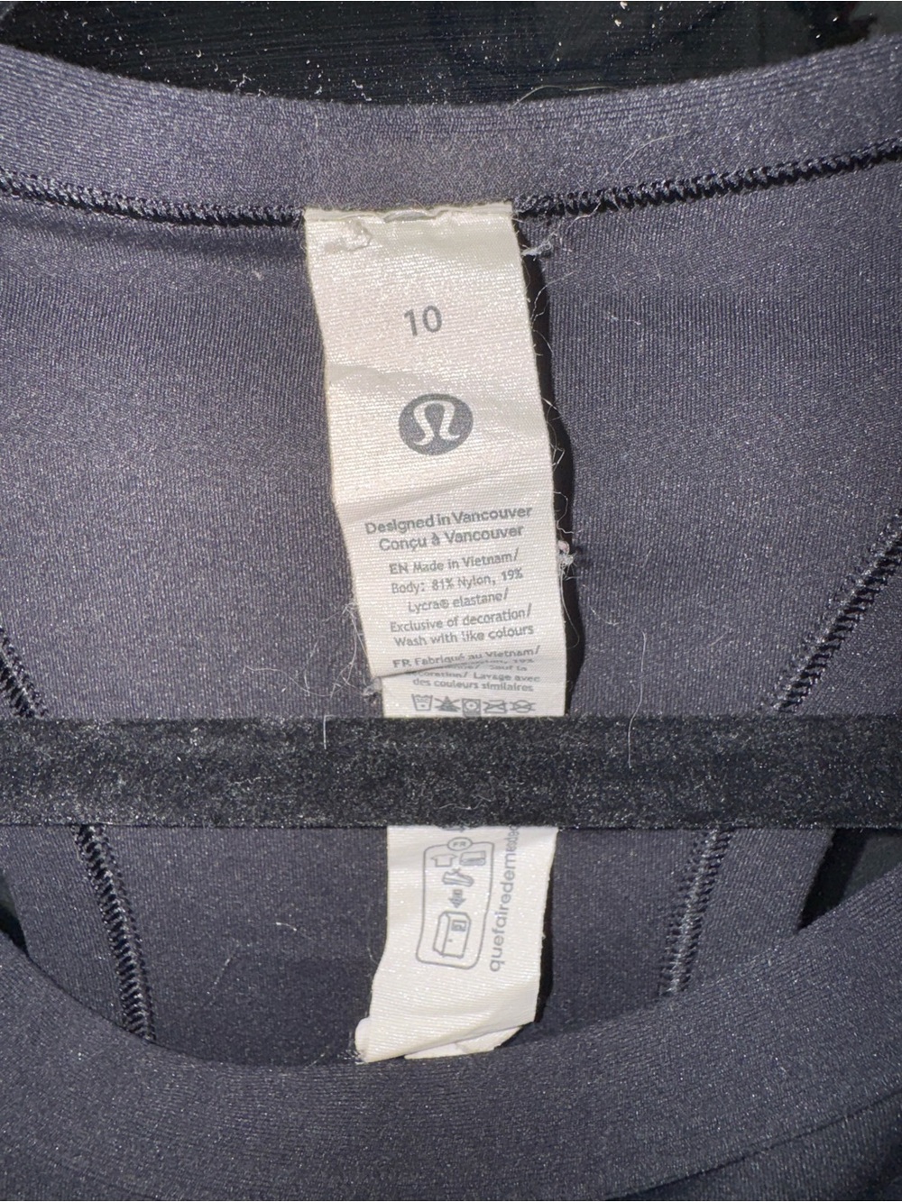 Lululemon Women’s Black Racerback Tank Top - Picture 2 of 3